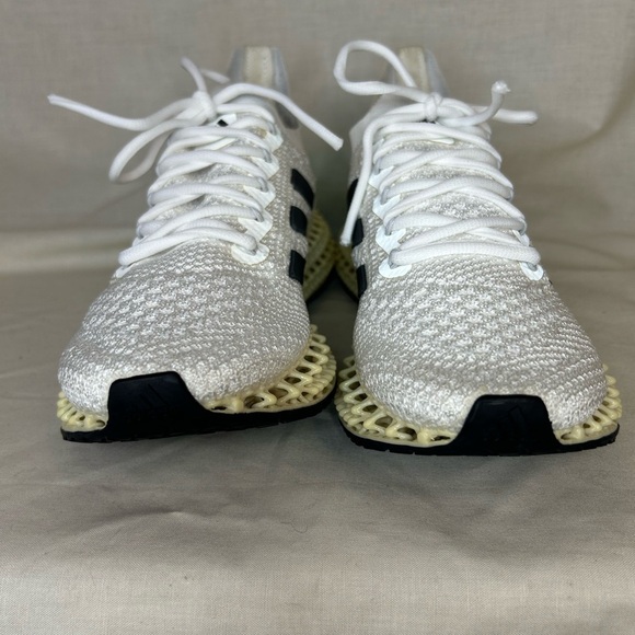 Adidas 4D Run 1.0 White/Black Men’s 7.5 — 3D‑printed lattice midsole RARE - Picture 5 of 9